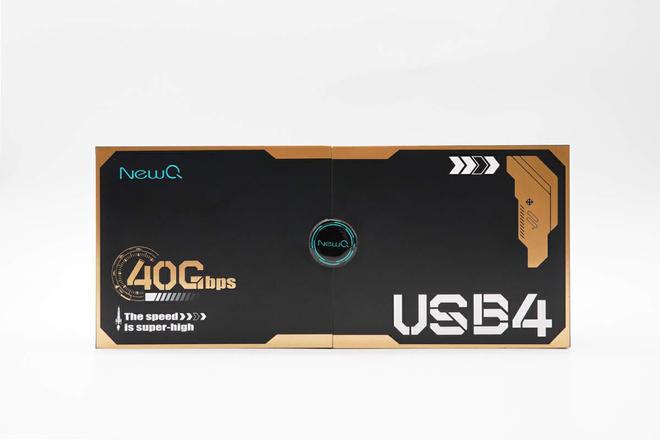 全方位硅胶防护安全散热全都要NewQUSB4外置固态硬盘盒评测(图2)
