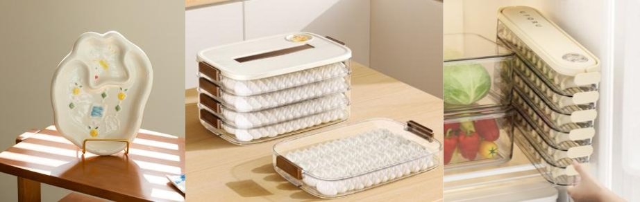 京东厨具冬至会场开启压饺模具、挑馅勺、硅胶揉面垫等包饺子神器每满300元减40(图2)