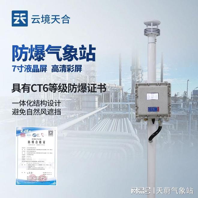 【气象百科】防爆小型气象站：提供实时的数据(图1)