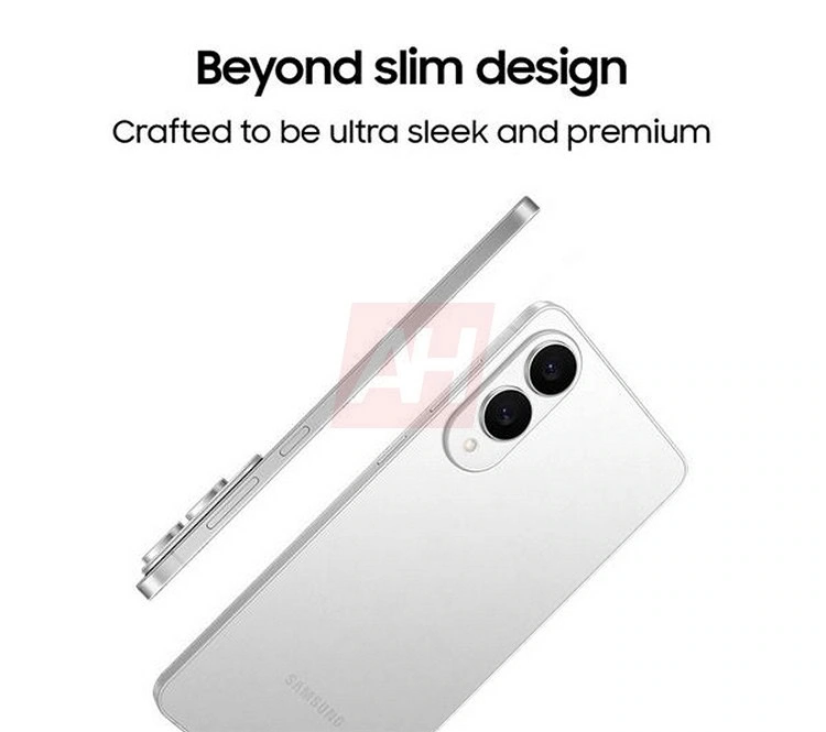 三星最薄旗舰GalaxyS25Edge手机宣传物料曝光：2亿主摄、厚58毫米(图1)