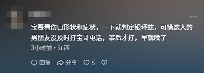 27岁女孩三亚被毒蛇咬身亡好友道出更多细节救助博主涨粉百万(图10)
