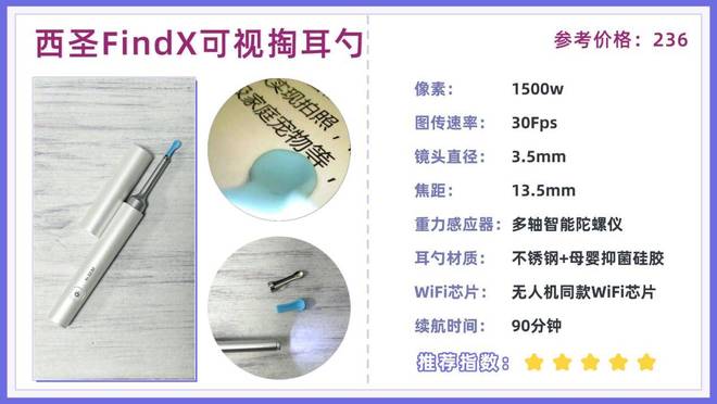 可视掏耳勺哪个牌子好？2025像素最清楚的十大可视掏耳勺揭秘(图6)
