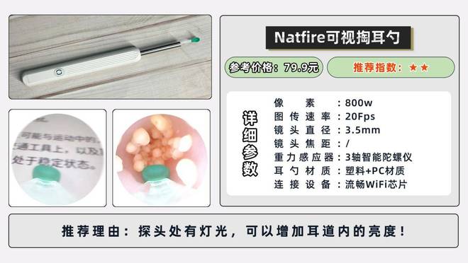 最好用的掏耳勺是哪种？2025年可视掏耳勺十大推荐全整理！(图12)