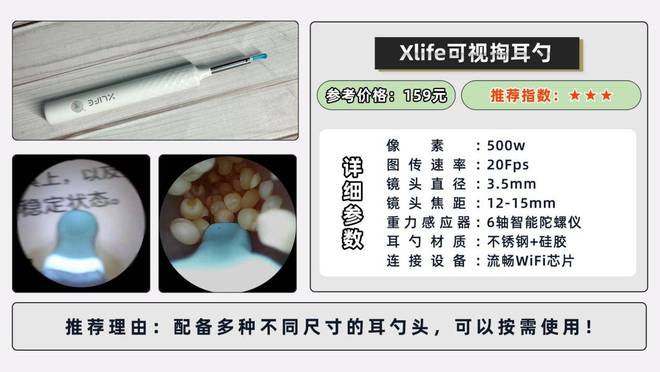 最好用的掏耳勺是哪种？2025年可视掏耳勺十大推荐全整理！(图11)