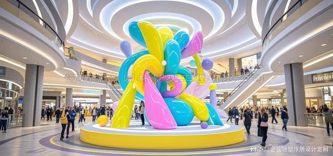 玻璃钢室内景观雕塑定制:重塑公共空间的艺术与功能(图2)