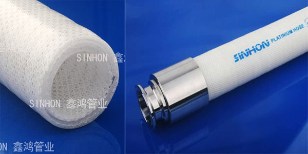 食品级硅胶管-食品级钢丝软管-制药设备连接导管(图1)